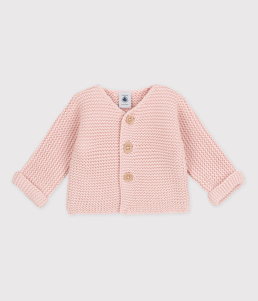 baby cardigan pink