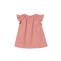 edie baby dress pink gingham