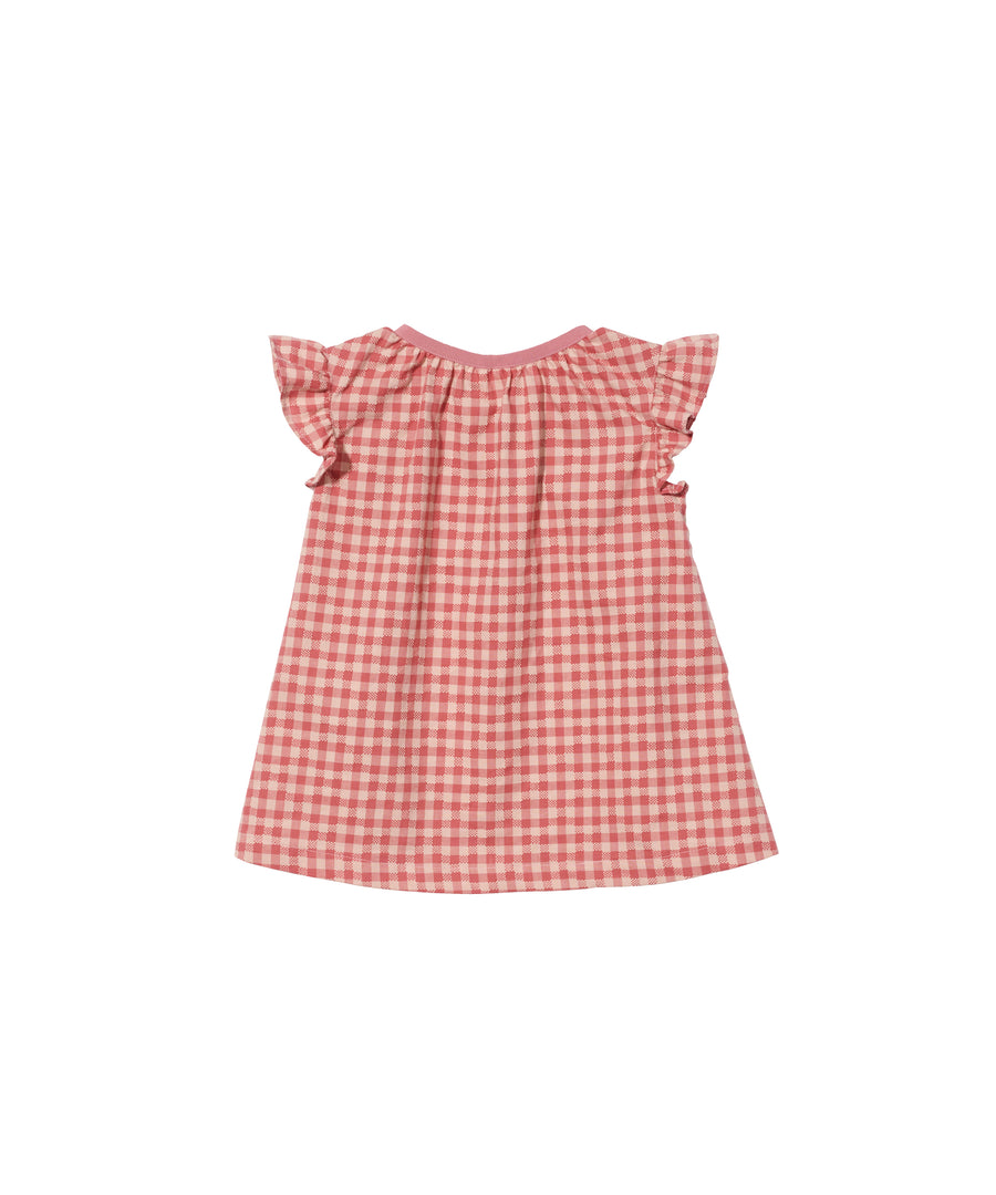 edie baby dress pink gingham