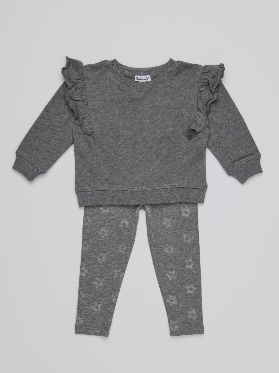 silver star legging set