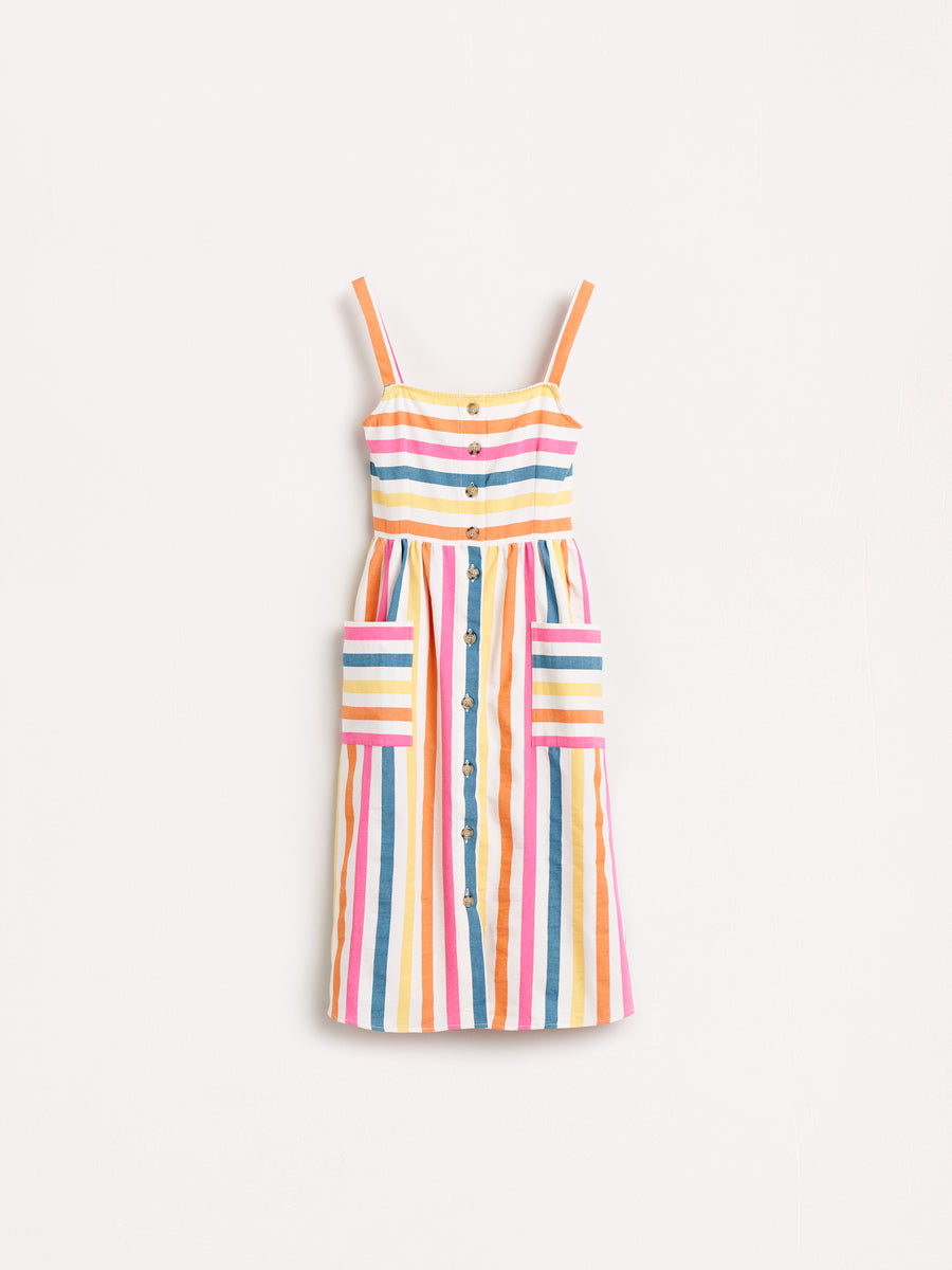 axelle striped dress