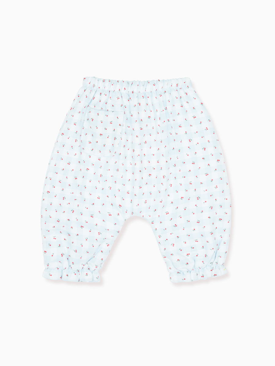 forna trousers blue gingham