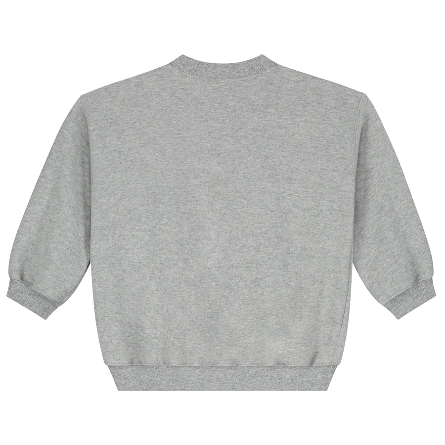 dropped shoulder tee grey melange
