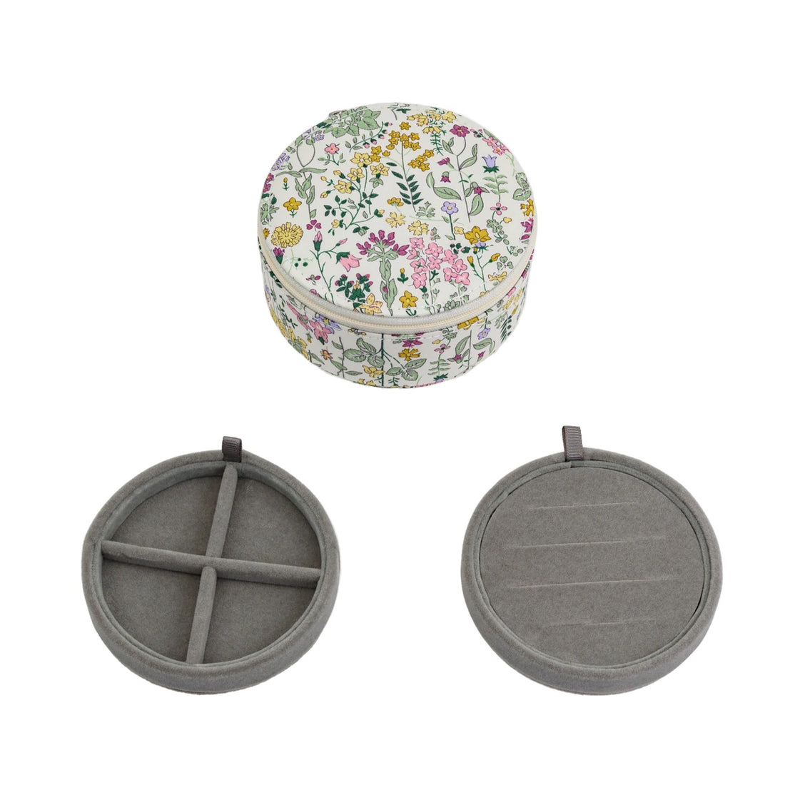 liberty field flower round jewelry box
