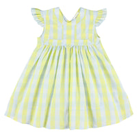 honey ruffle shoulder dress