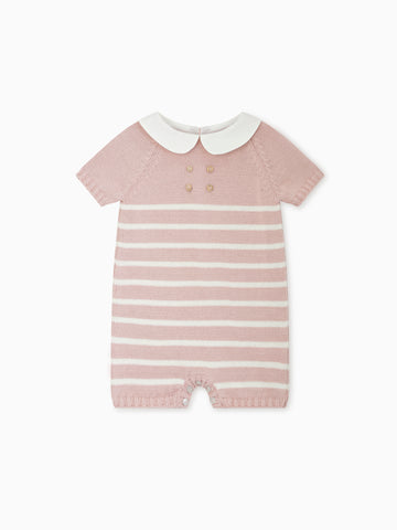 baby clavel playsuit pink