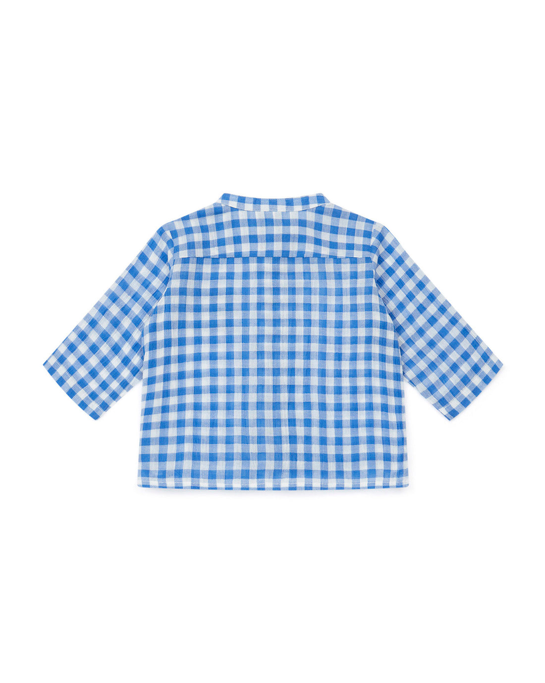 baby tunic vichy bleu