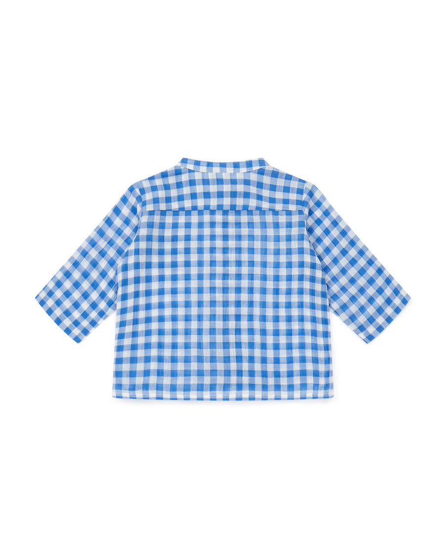 tunic vichy bleu