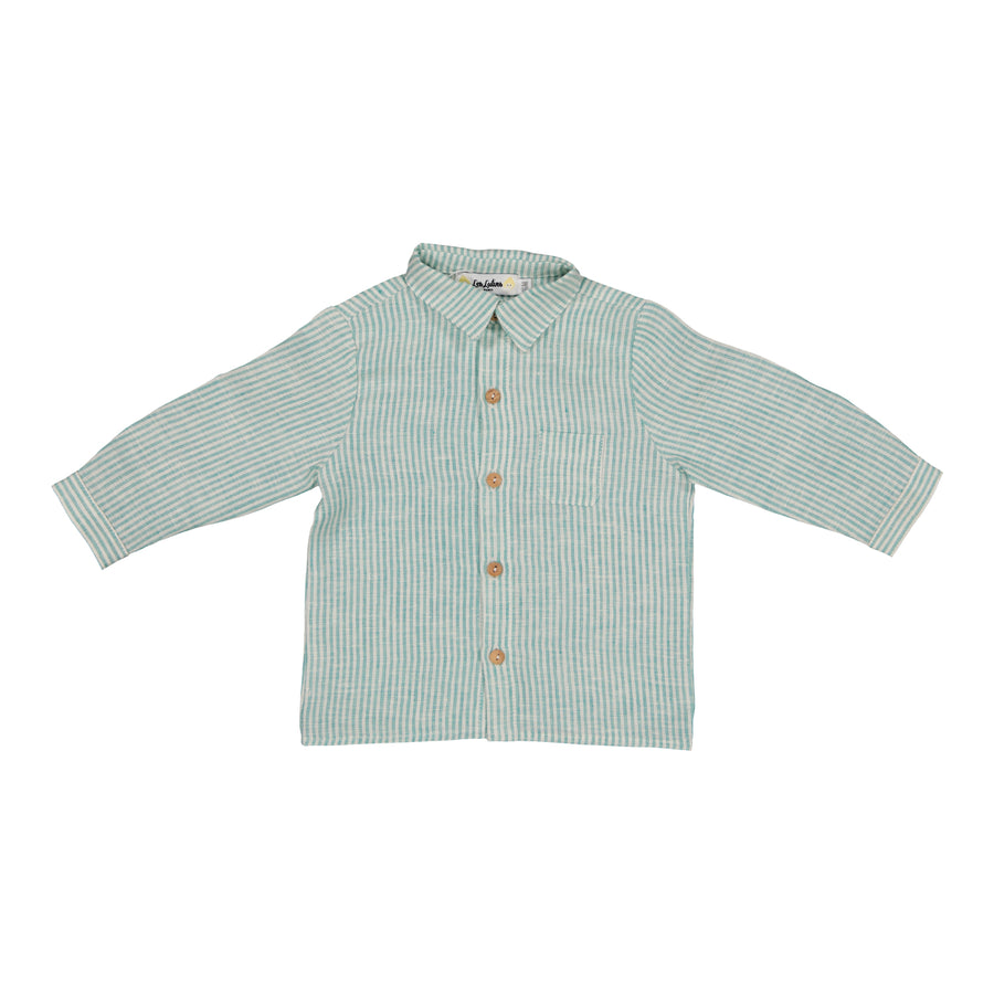baby marcel shirt green stripe