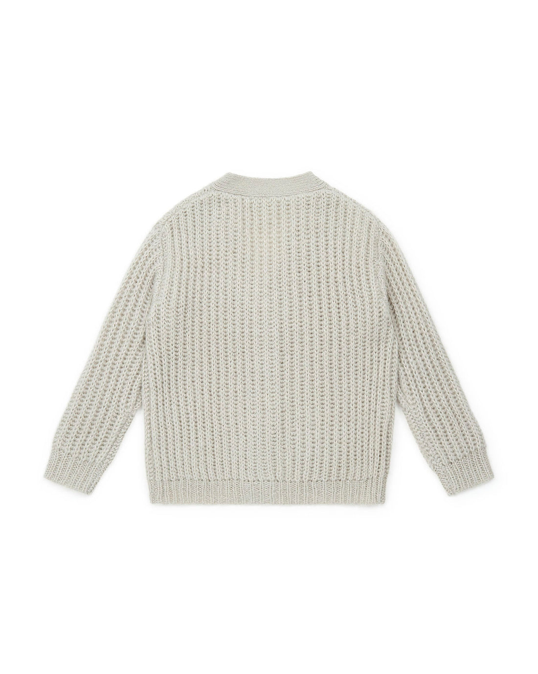 cardigan gris illusion