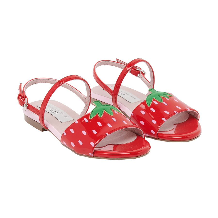 girls strawberry sandals