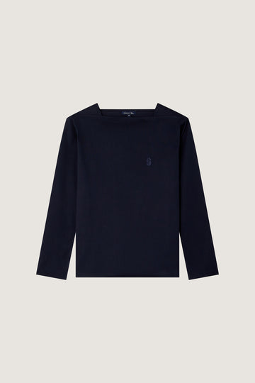 women's sepia long sleeve tee navy