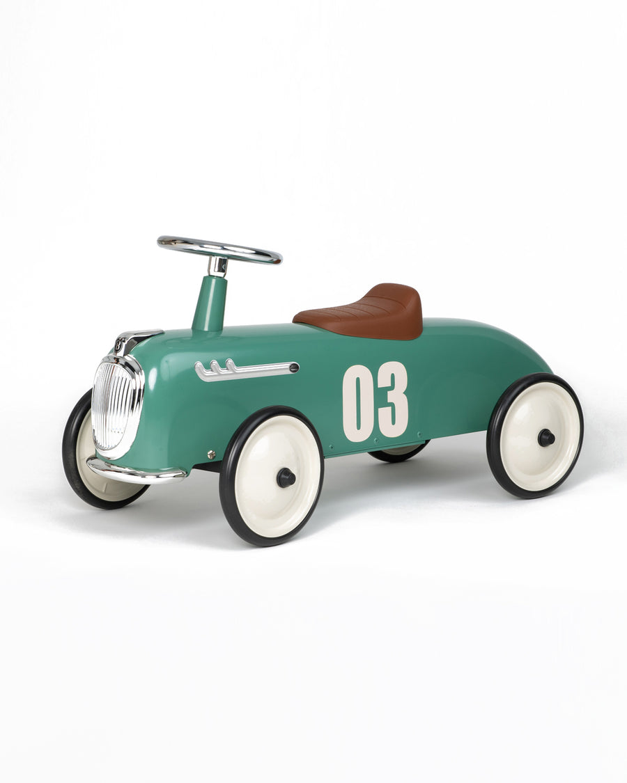 ride on roadster tender green