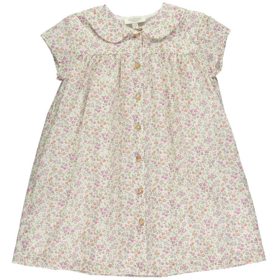 ursula dress bunnies floral