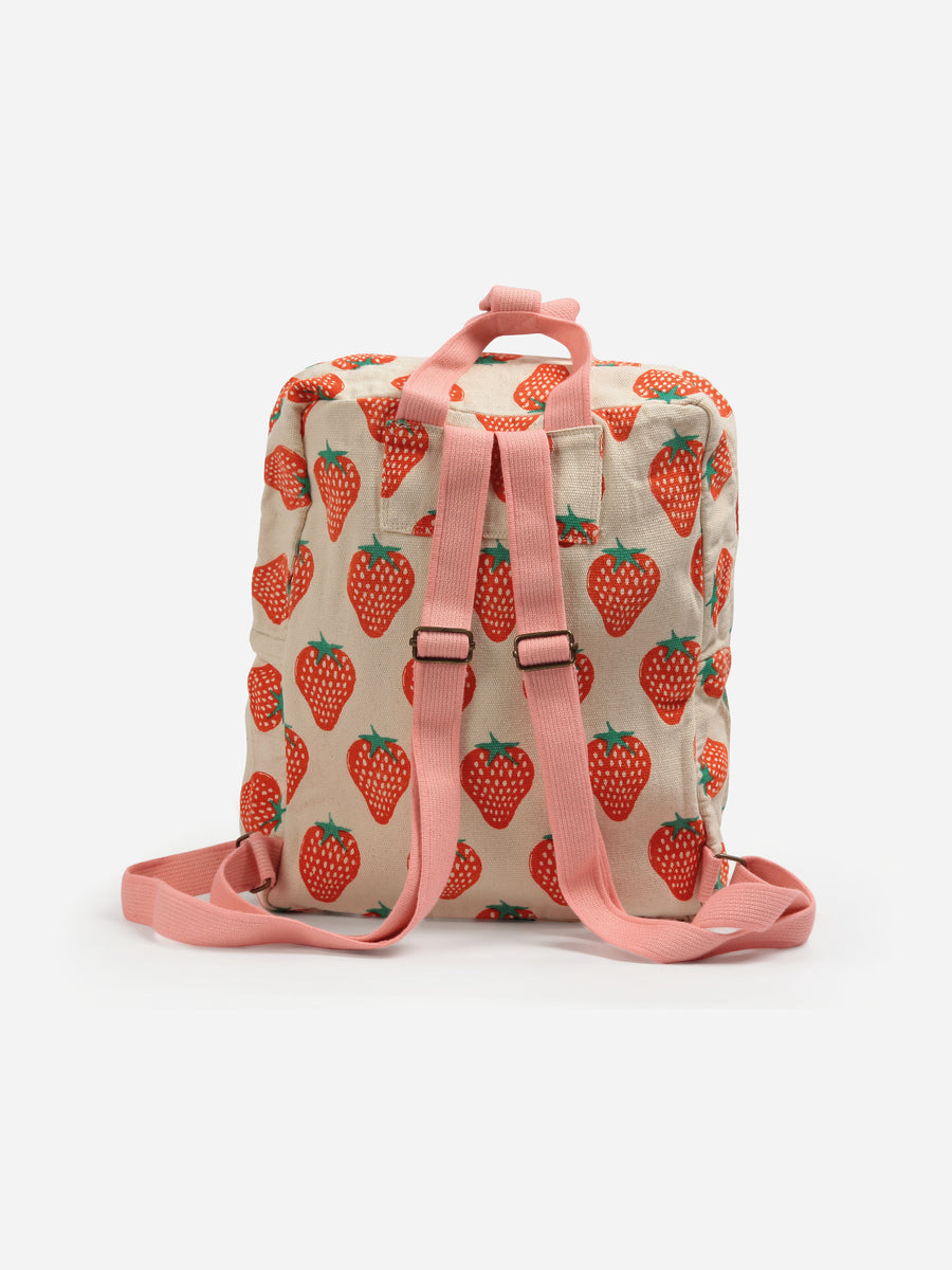 strawberry all over school bag