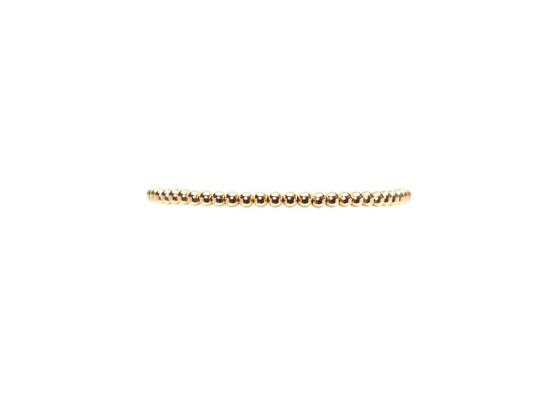 3mm yellow gold bracelet