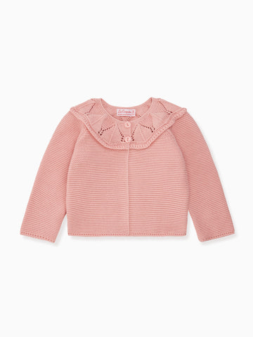 baby baena cardigan pink