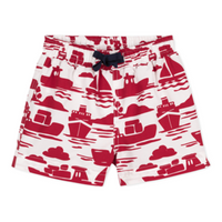 bb boat print swim short