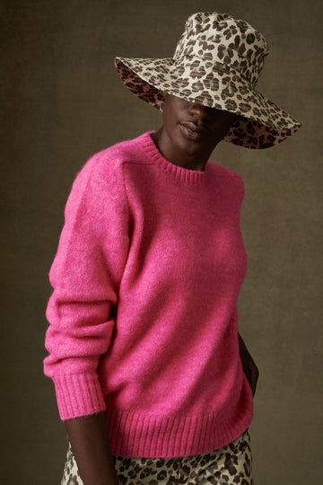 women's marc hat leopard