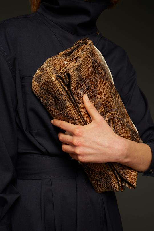 women's nottingham python purse