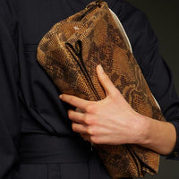 women's nottingham python purse