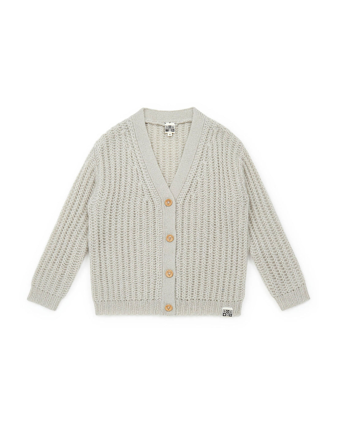 cardigan gris illusion