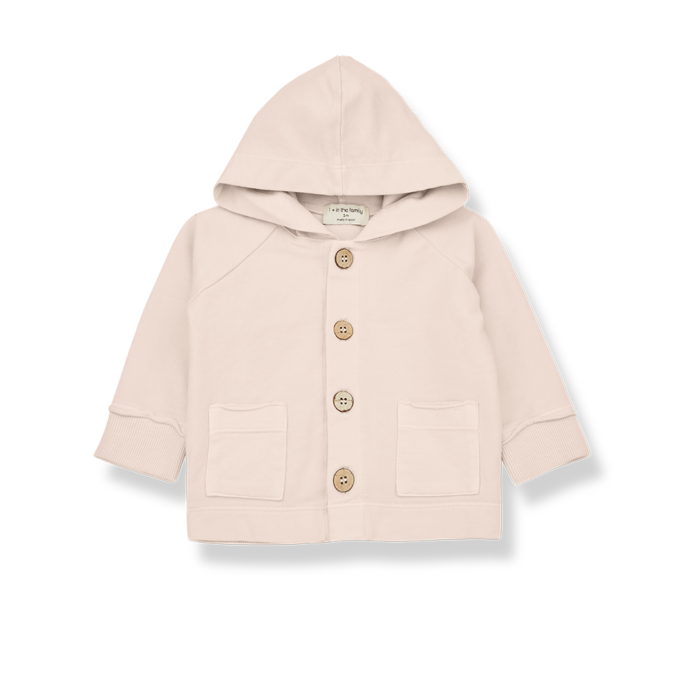 roger hooded jacket rose