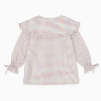 sarita shirt blue check