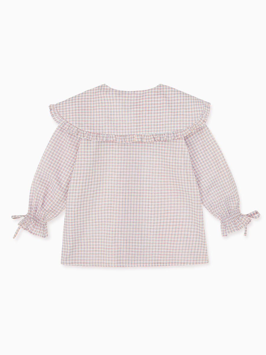 sarita shirt blue check