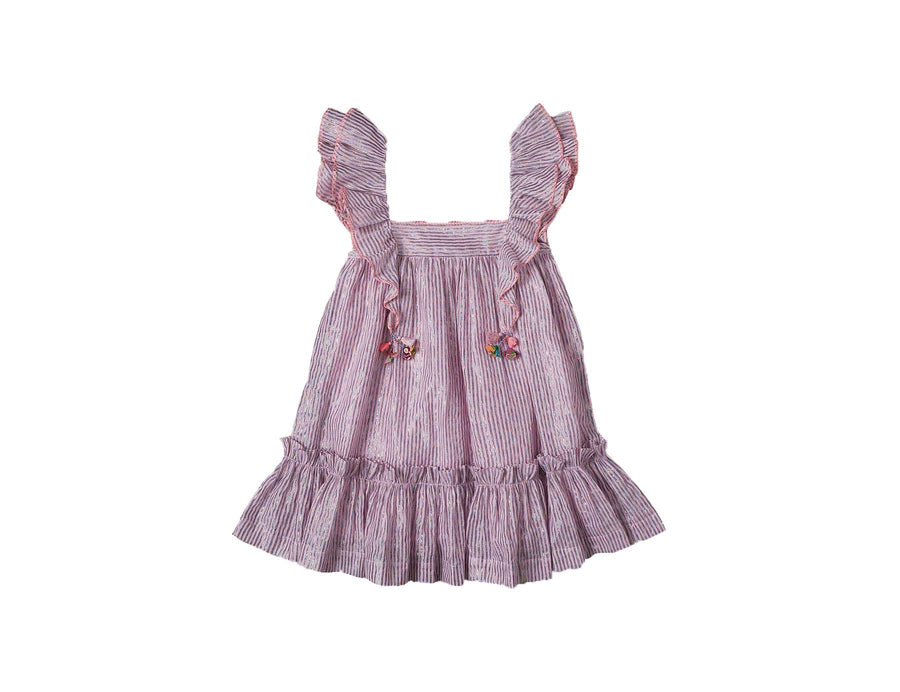 robin dress ballet stripe