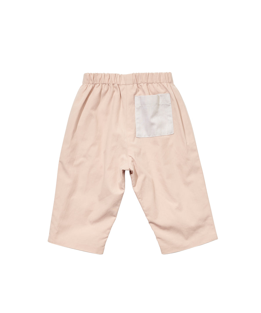 reversible baby pant pink