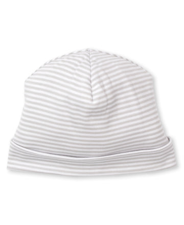 stripes hat silver