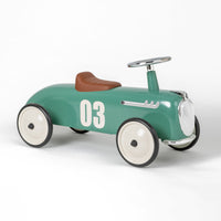 ride on roadster tender green