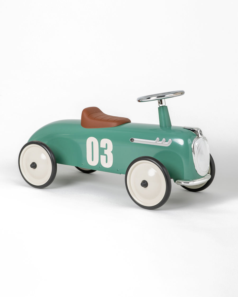 ride on roadster tender green