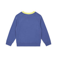 wave sweatshirt bleu