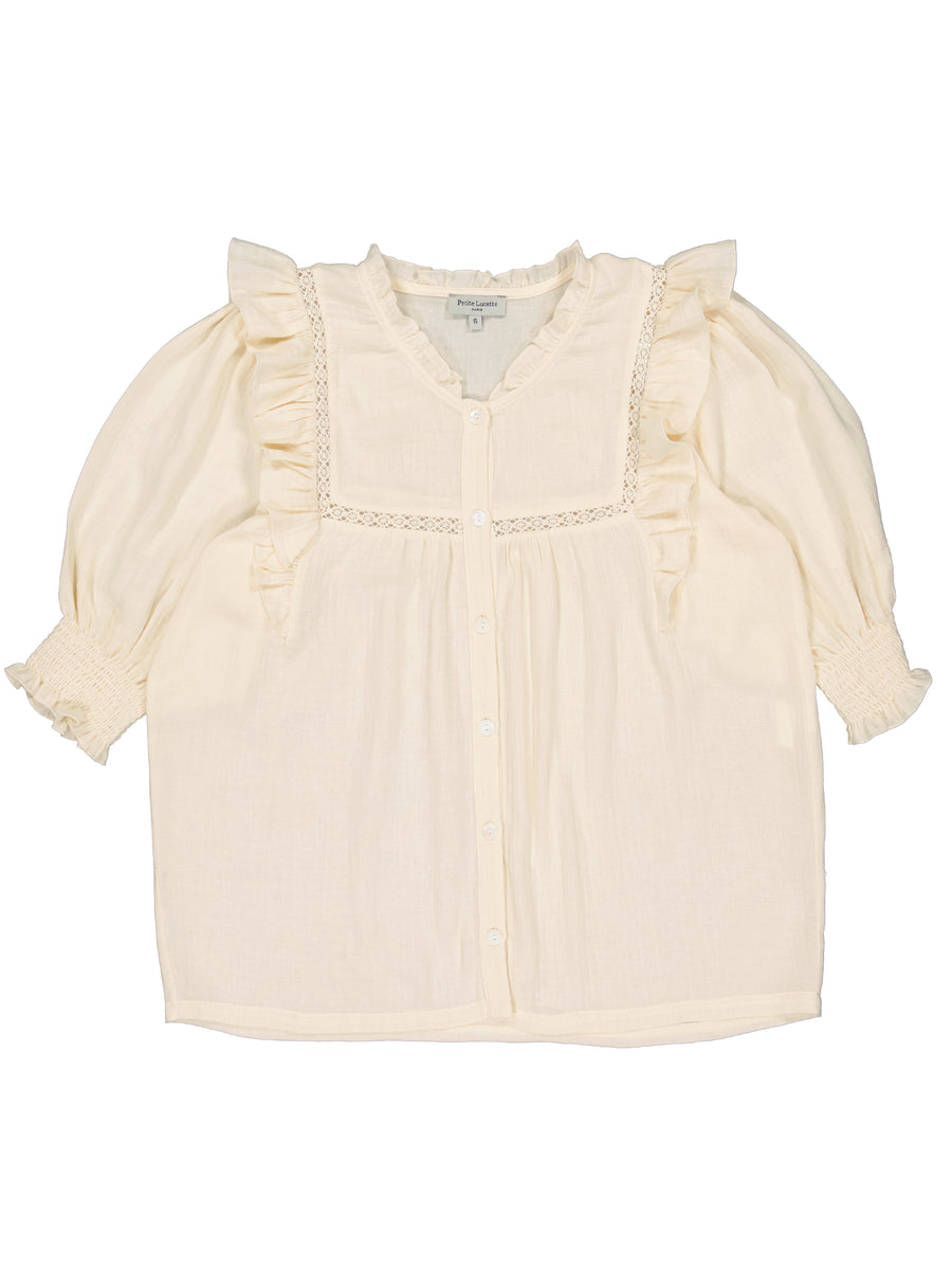women's blerta blouse ivory