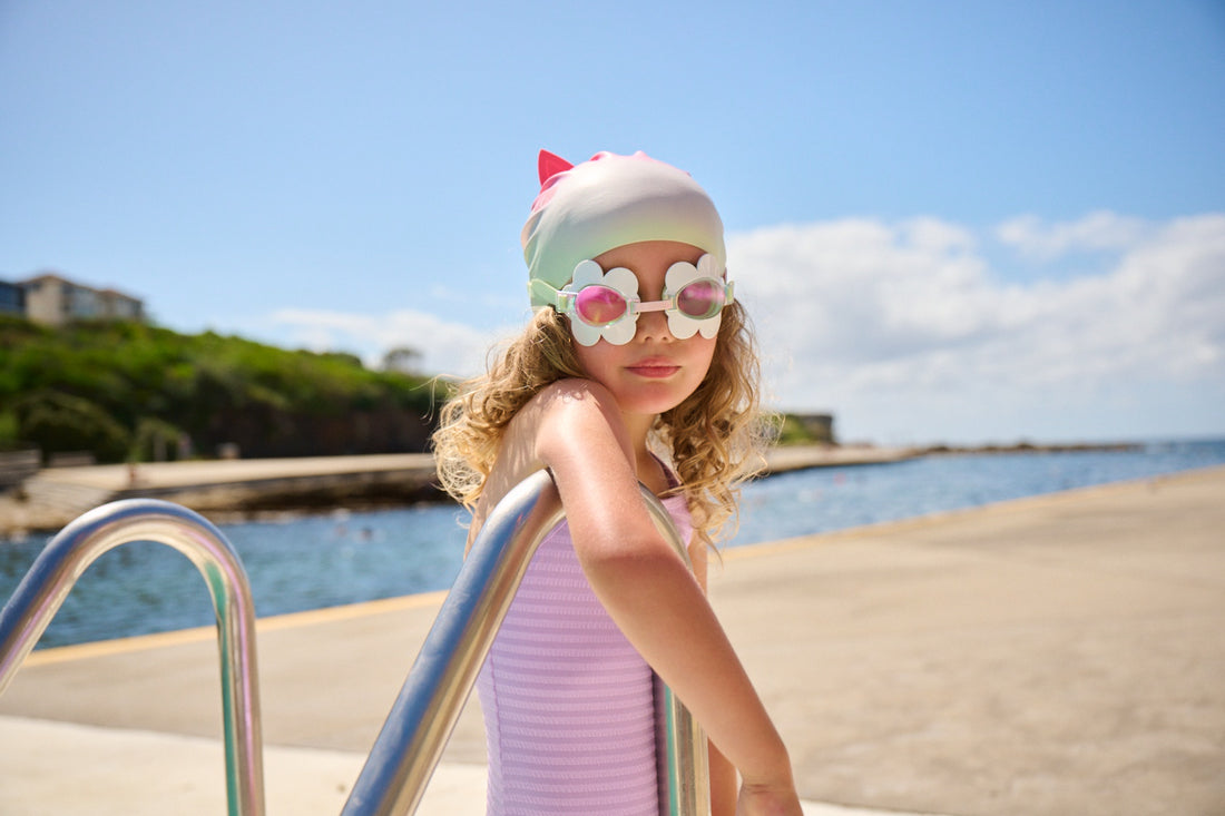 flower mini swim goggles