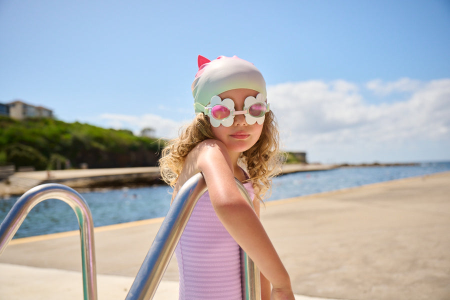 flower mini swim goggles