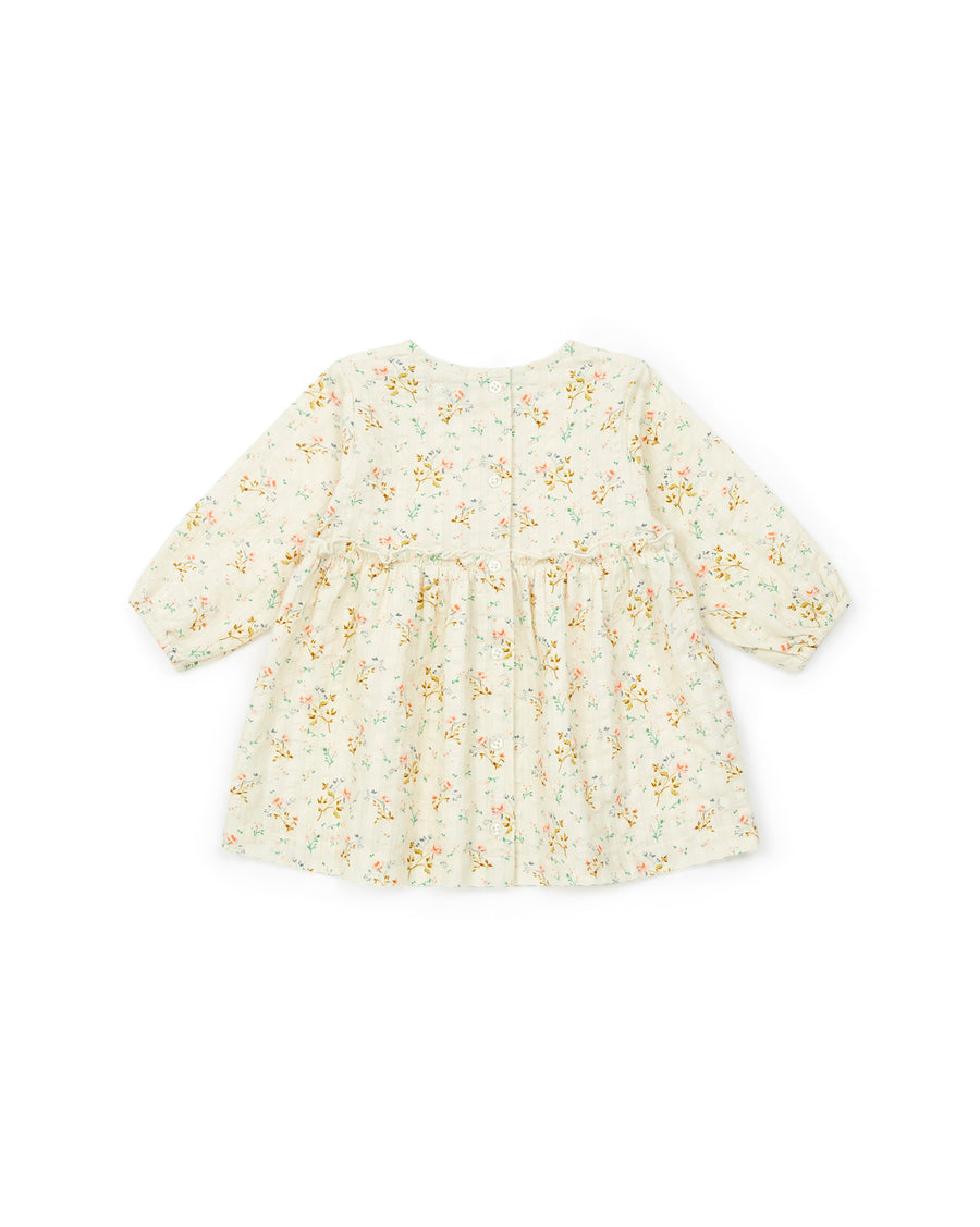 baby dress daisy creme