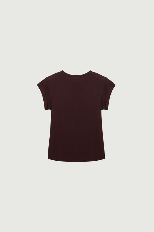 women's valentin aubergine tee