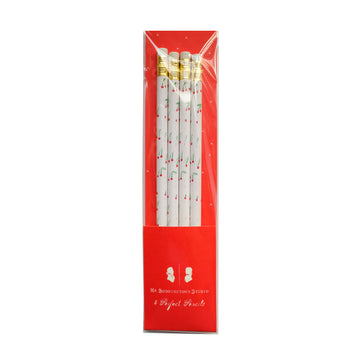 cherry pencils set of 4