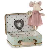 angel mouse in suitcase mouse