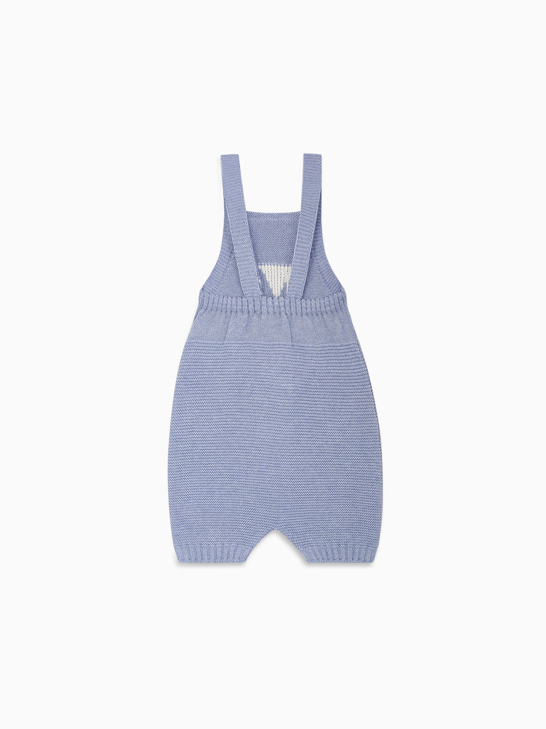 baby crispa knit dungarees blue
