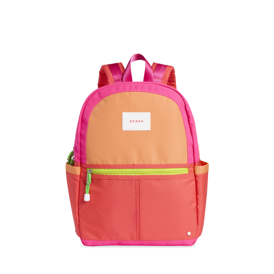 kane kids backpack orange pink