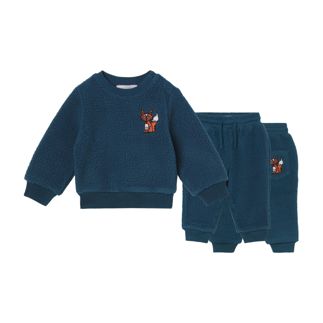 baby fox teddy tracksuit blue
