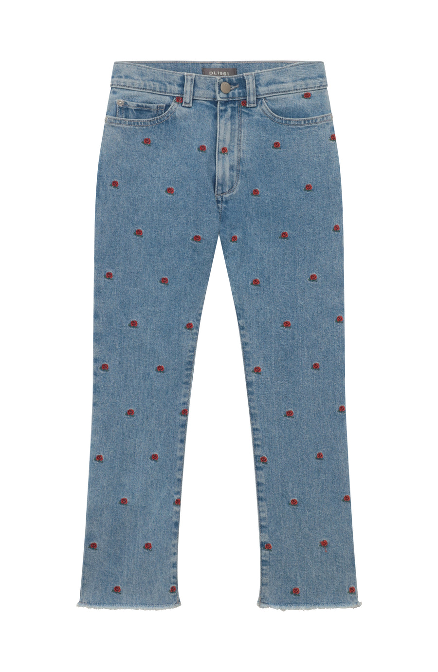 emie high rise straight jean indigo rose