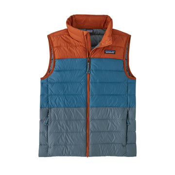 down sweater vest sandhill rust