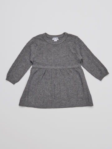 lots of love sweater dress charcoal