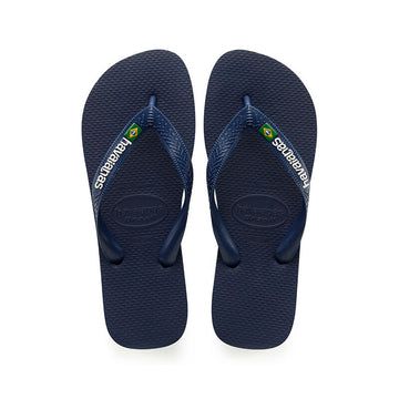 brazil logo sandal navy
