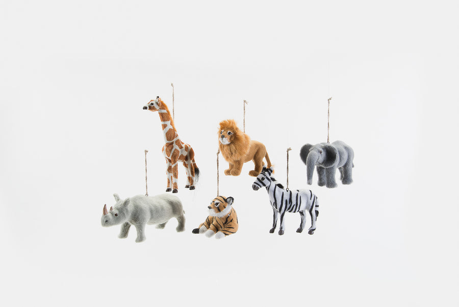 african animal ornament 4"-7"